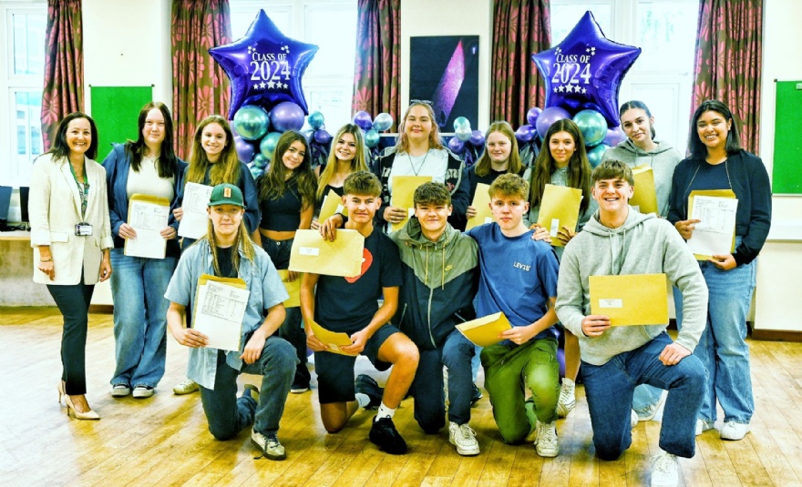Springwood High School - GCSE Results Day at Springwood